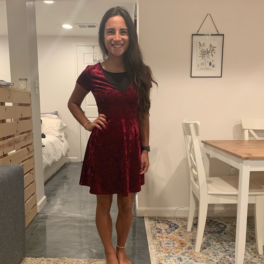 Velvet dress - One Clothing